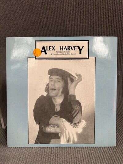 ALEX HARVEY - THE POET AND I - PICTURE SLEEVE - 7" vinyl - OHM3