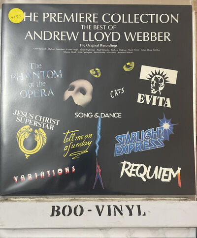 Andrew Lloyd Webber The Premiere Collection LP Album Vinyl Gatefold Record NM