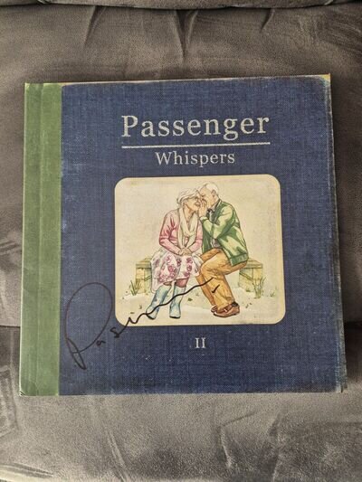 Passenger Whispers II Signed vinyl LP Rare.