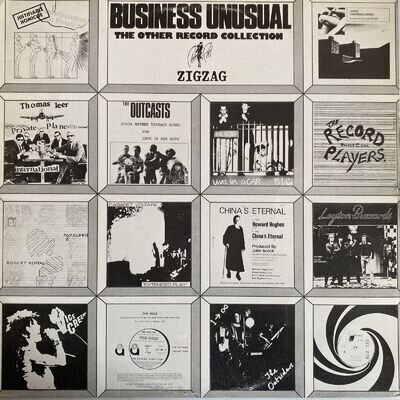 BUSINESS UNUSUAL THE OTHER RECORD COLLECTION VINYL LP 70s PUNK COMP + POSTER EXC