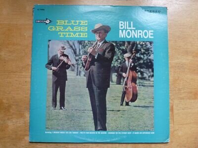 Bill Monroe Blue Grass Time US 1967 Decca – DL 74896