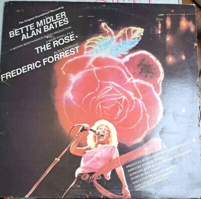 THE ROSE SOUNDTRACK - BETTE MIDLER EX/NEAR MINT VINYL LP / FIRST PRESSING UK