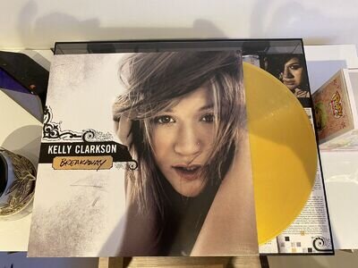 Kelly Clarkson Breakaway Gold / Yellow Vinyl LP Excellent Condition - As New