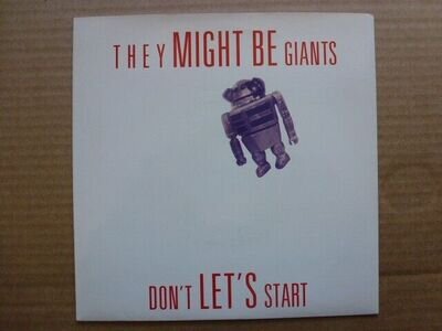 They Might Be Giants - Don't Let's Start - U.K. 7 inch - Indie Rock