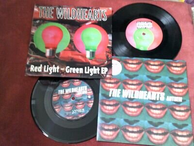 THE WILDHEARTS Bundle X2 7'' 1990s INDIE Rock