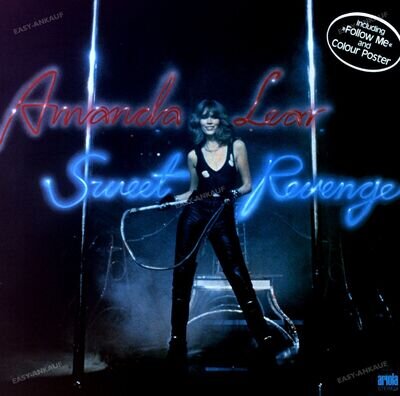 Amanda Lear - Sweet Revenge LP FOC + Poster (VG+/VG) .