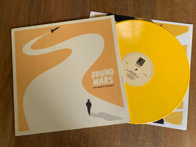 BRUNO MARS - Doo-Wops & Hooligans - LIMITED ED. YELLOW VINYL - Excellent Cond