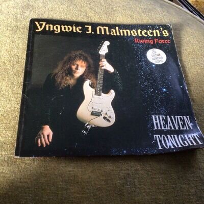 Yngwie J. Malmsteen's Rising Force 'Heaven Tonight' (7", Single, Ltd, Gat)