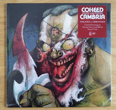 Coheed And Cambria - The Joke/Deranged - Ltd. Swamp Green & Blood 7" Vinyl - NEW