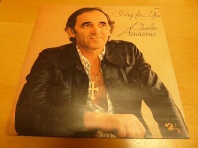 VINYL LP CHARLES AZNAVOUR LP I SING FOR YOU 1975 RCA 90.029 #765