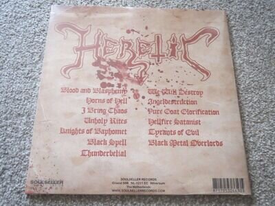 HERETIC -PRASING SATAN- HARD TO FIND RARE LTD ED. LP VINYL DEATH OBITUARY NEW