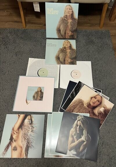 ELLIE GOULDING DELIRIUM VINYL/CD PRINTS BOX SET 2013 POLYDOR Near Mint