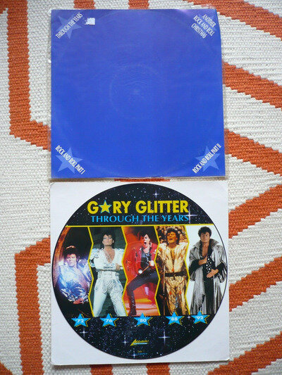 Gary Glitter Through The Years Rock And Roll Part 1 & 2 12" Vinyl Picture Disc