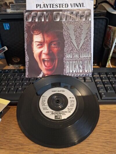 GARY GLITTER AND THE LEADER ROCKS ON EX- GLAM ROCK HITS MEDLEY / MEGAMIX PIC SL