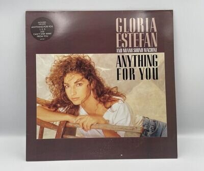 Vintage Gloria Estefan and Miami Sound Machine "Anything For You" Vinyl Album