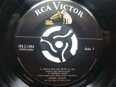 Glenn Miller People Will Say We're In Love 7" RCA Victor EPA21494 EX 1960s US pr