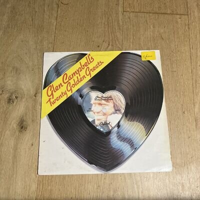 Glen Campbell's 20 Golden Greats Vinyl LP Stereo-EMTV 2-1976 EMI Capitol-Ref V84