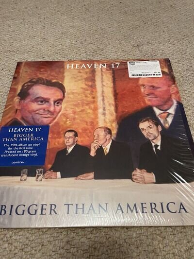 Heaven 17 LP Bigger Than America RECORD STORE DAY180 g ORANGE Vinyl New SEALED