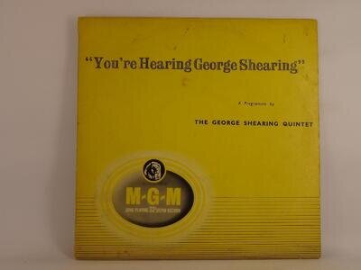 THE GEORGE SHEARING QUINTET YOU'RE HEARING GEORGE SHEARING (313) 8 Track 10" Sin