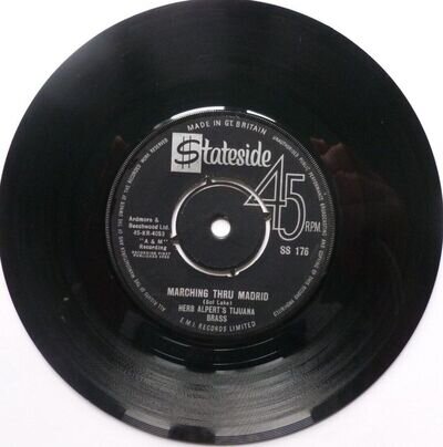 Herb Alpert Marching Thru Madrid 7" Stateside SS176 VG 1963 Marching Thru Madrid