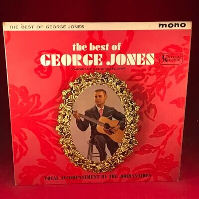 The Best Of George Jones 1963 UK Mono Vinyl LP compilation Lonesome Old Town