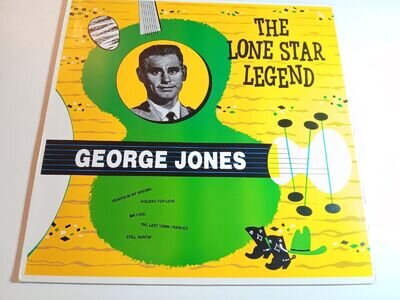 GEORGE JONES / LONE STAR LEGEND 1985 VINYL LP / HONKY TONK / EX / £5 FLAT POST