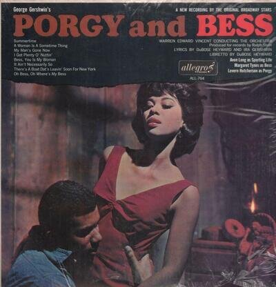 George Gershwin(Vinyl LP)Porgy And Bess-Allegro Records-ALL764-UK-1965-VG+/Ex