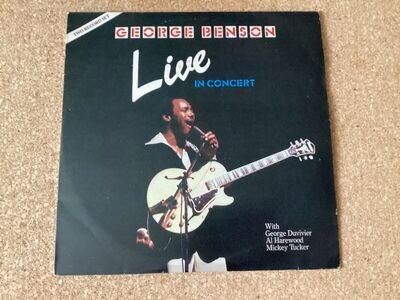 George Benson – Live In Concert 2 x LP Album vinyl record 1985 soul jazz funk