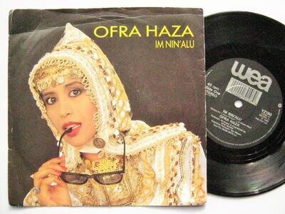 Ofra Haza Im Nim' Alu 7" WEA YZ190 VG/VG 1988 picture sleeve, Im Nim' Alu/Im Nim