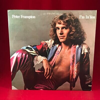 PETER FRAMPTON I'm In You 1977 USA Vinyl LP + INNER Stevie Wonder Mick Jagger