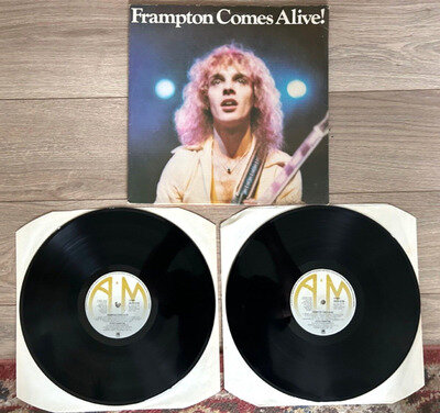 Peter Frampton - Frampton Comes Alive! Vinyl 2 LP (UK 1976, A&M AMLM 63703)