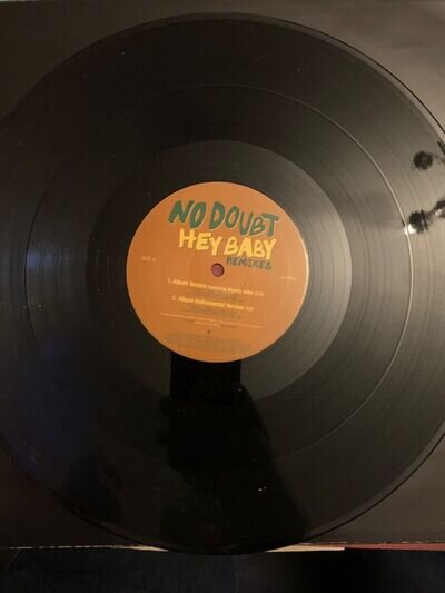 No Doubt – Hey Baby 12" Hip Hop Interscope Records – NDVP2