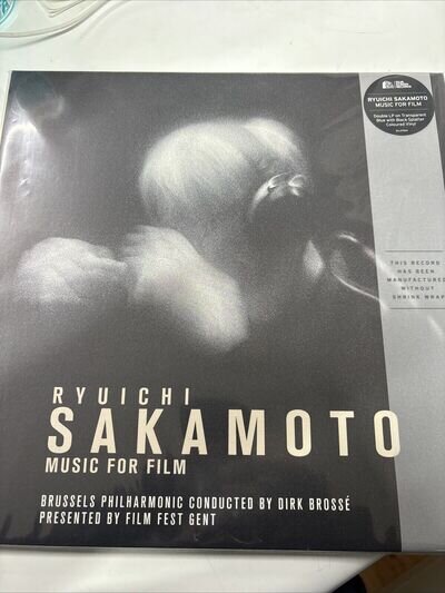 RYUICHI SAKAMOTO - MUSIC FOR FILM Double LP Rare Blue Splatter Vinyl new