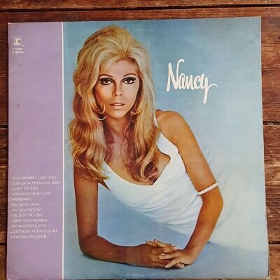 NANCY by NANCY SINATRA, Vinyl LP, UK 1971 pro cleaned 1st press copy, VVG/VVG