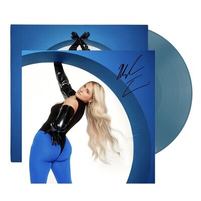 Meghan Trainor - Timeless - Transparent Sea Blue Vinyl LP SIGNED