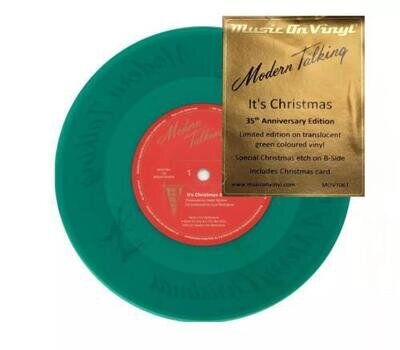 Modern Talking: It's Christmas (Red Coloured) - ~7" vinyl~