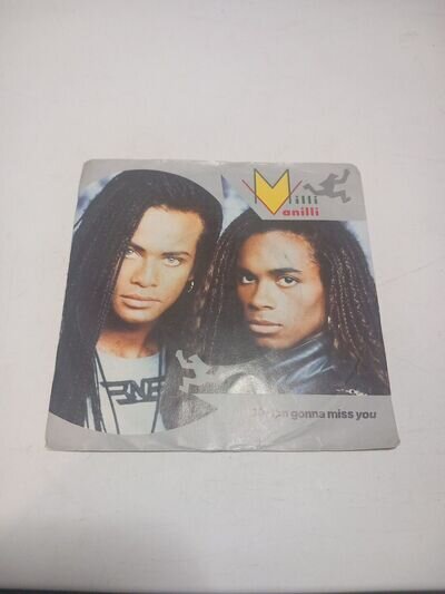 Milli Vanilli Girl I'm Gonna Miss You 7 Inch Vinyl 1989 Cooltempo COOL 191