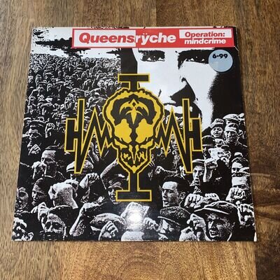 Queensryche Operation Mindcrime Original 1988 Vinyl LP VG Condition