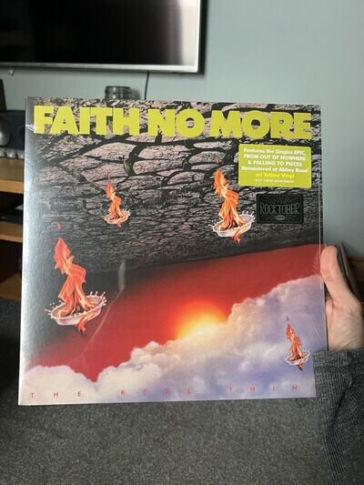 Faith No More - The Real Thing, limited YELLOW vinyl LP MINT *RARE*