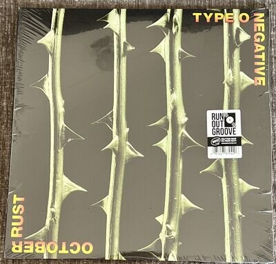 Type O Negative - October Rust 2XLP Green Vinyl *NEW SEALED* 2021 Run Out Groove