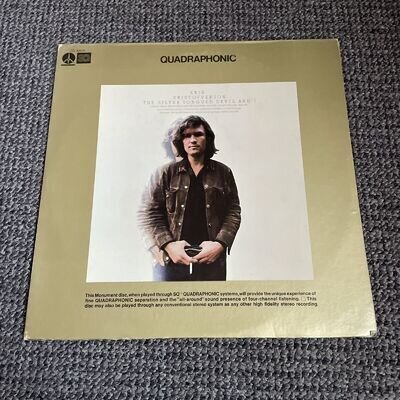 Kris Kristofferson – The Silver Tongued Devil Vinyl Record US 1972 Quadrophonic