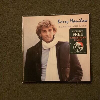 Barry Manilow- Read Em And Weep- One Voice (live) Arista 7” 1983