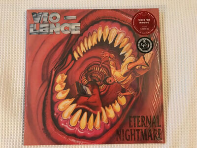 VIOLENCE Eternal Nightmare 2022 RED Vinyl LP Reissue Heavy Thrash Death Metal NM