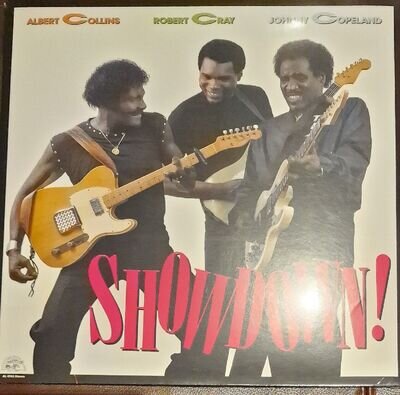 Albert Collins, Robert Cray, Johnny Copeland Black Vinyl LP Showdown! New Sealed