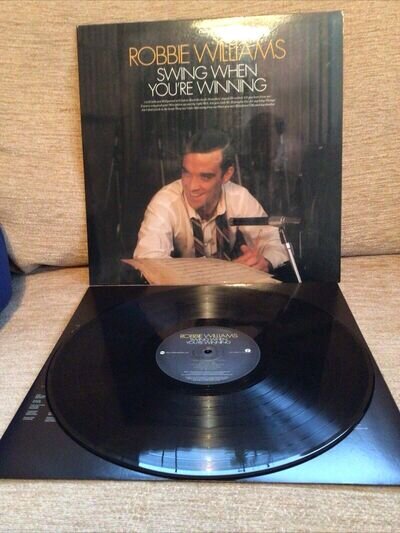 Robbie Williams Vinyl Record Swing When You're Winning audiophile 180g N/M LOOK