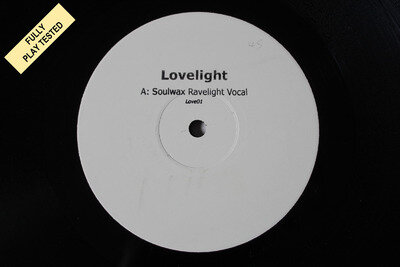 ROBBIE WILLIAMS Lovelight (SOULWAX Ravelight remix) w/l PROMO 12" 2006. Plays NM