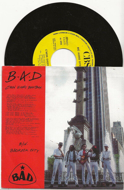 BIG AUDIO DYNAMITE (CLASH) C'MON EVERY BEATBOX RARE 7 INCH SPAIN PROMO SINGLE