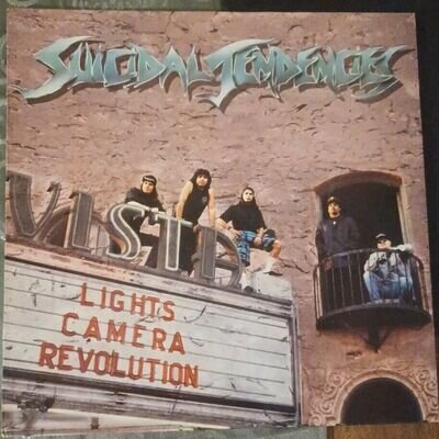 Suicidal Tendencies- Lights Camera Revolution LP 1990. Epic 466569 1