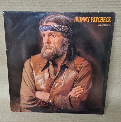 Johnny Paycheck - Biggest Hits 12"Vinyl LP 1982 Original - EX/VG