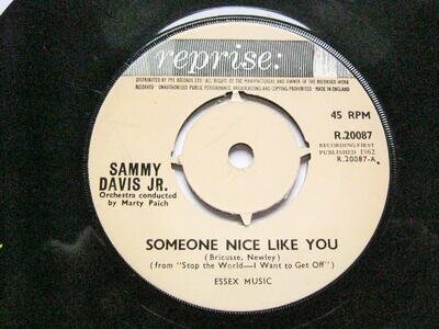 Sammy Davis Jr Someone Nice Like You 7" Reprise R20087 EX 1962 Someone Nice Like